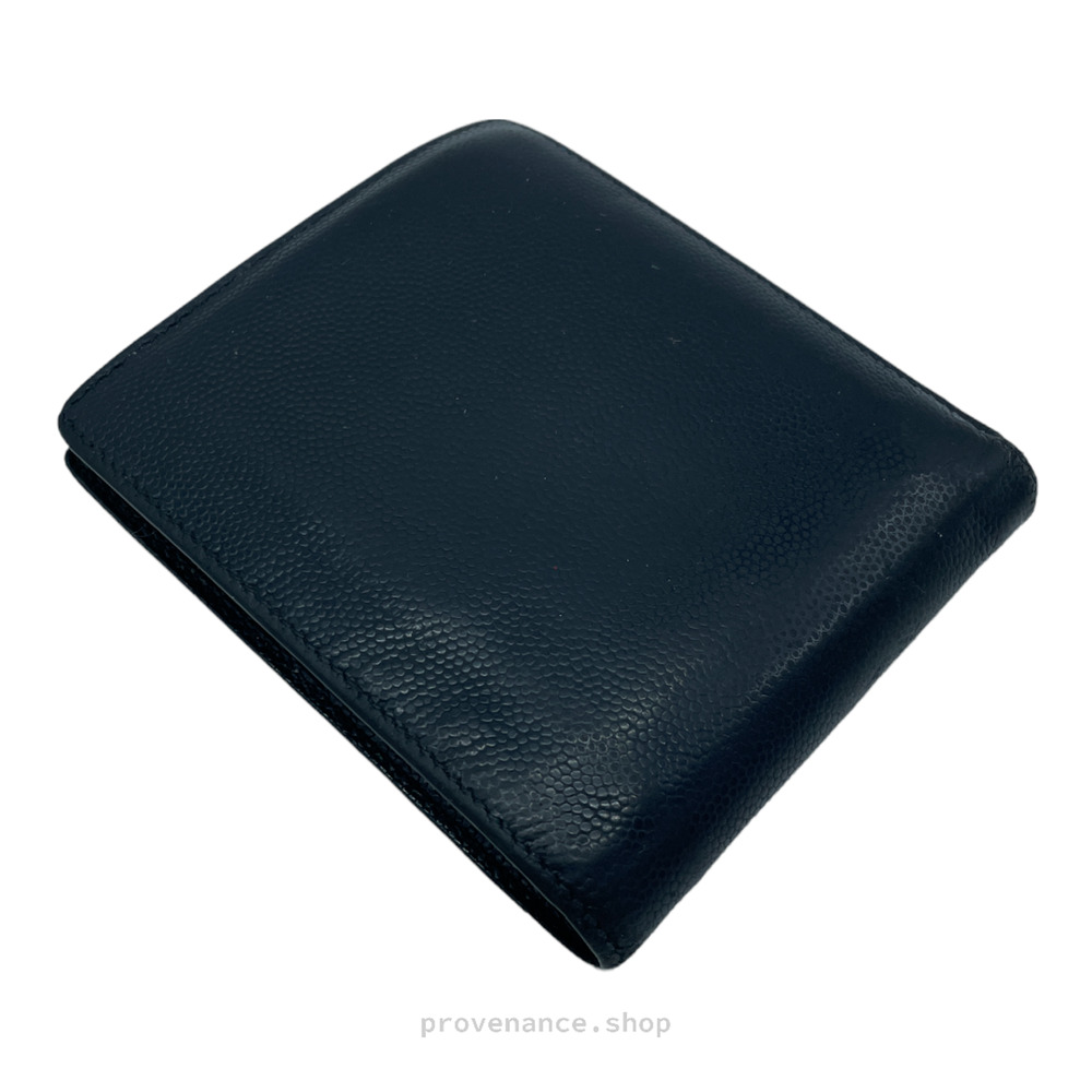 🔴 Saint Laurent Paris SLP Bifold Wallet - Navy - Picture 3 of 9